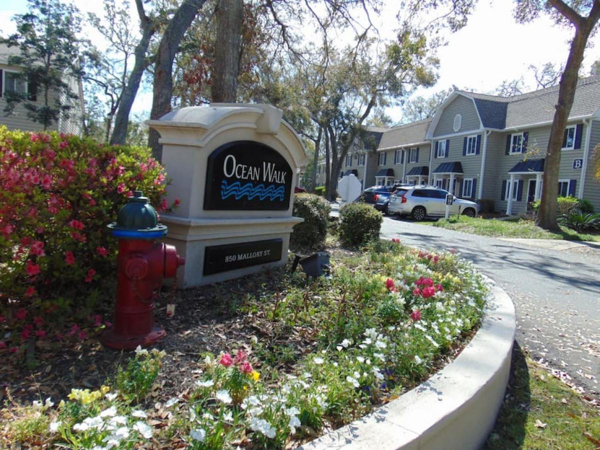 W2 Ocean Walk Resort Upstairs 2 Bed King And Two Twins Next To Back Pool St. Simons Island Ngoại thất bức ảnh